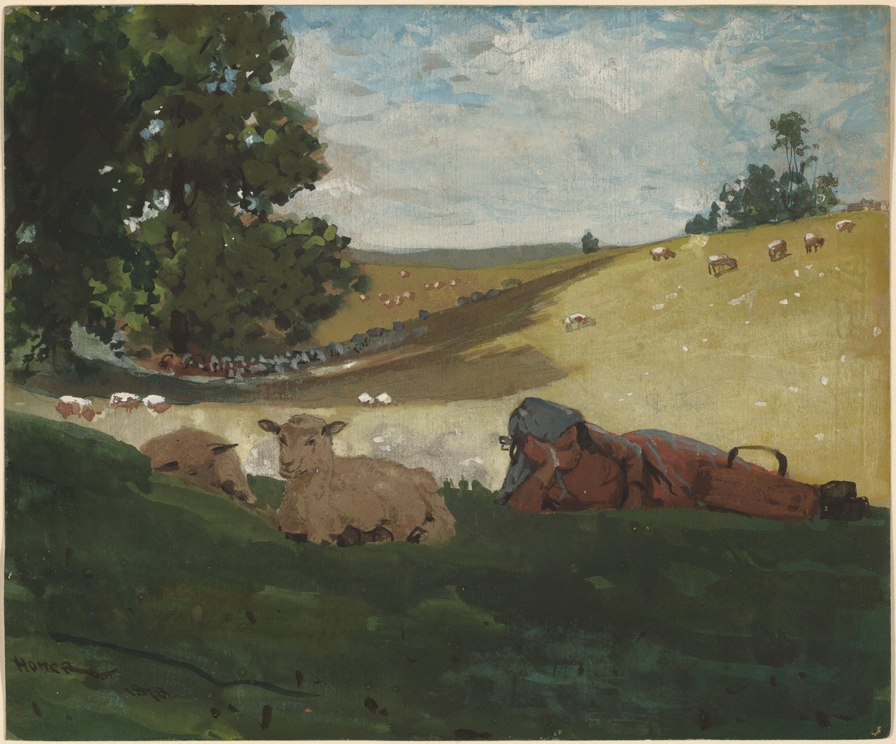 sıcak öğleden sonra by Winslow Homer
