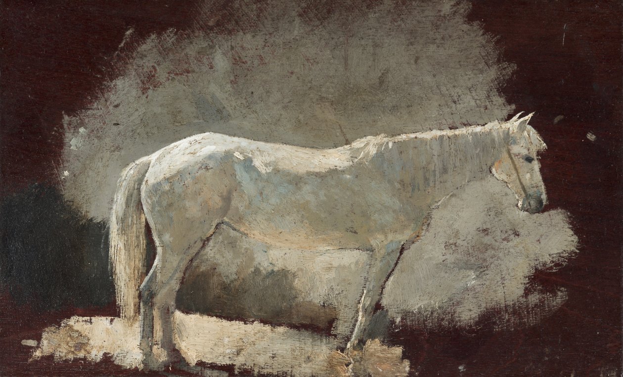 Beyaz Kısrak, c. 1868. by Winslow Homer