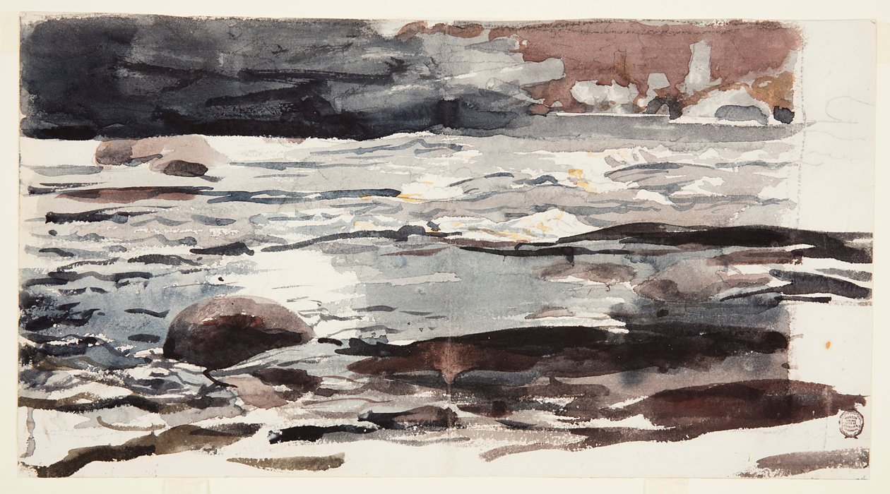 ormanlık dere by Winslow Homer