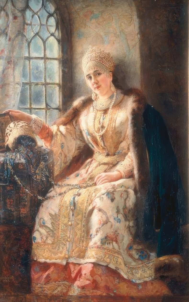 Penceredeki Boyarin by Wladimir Jegorowitsch Makowski
