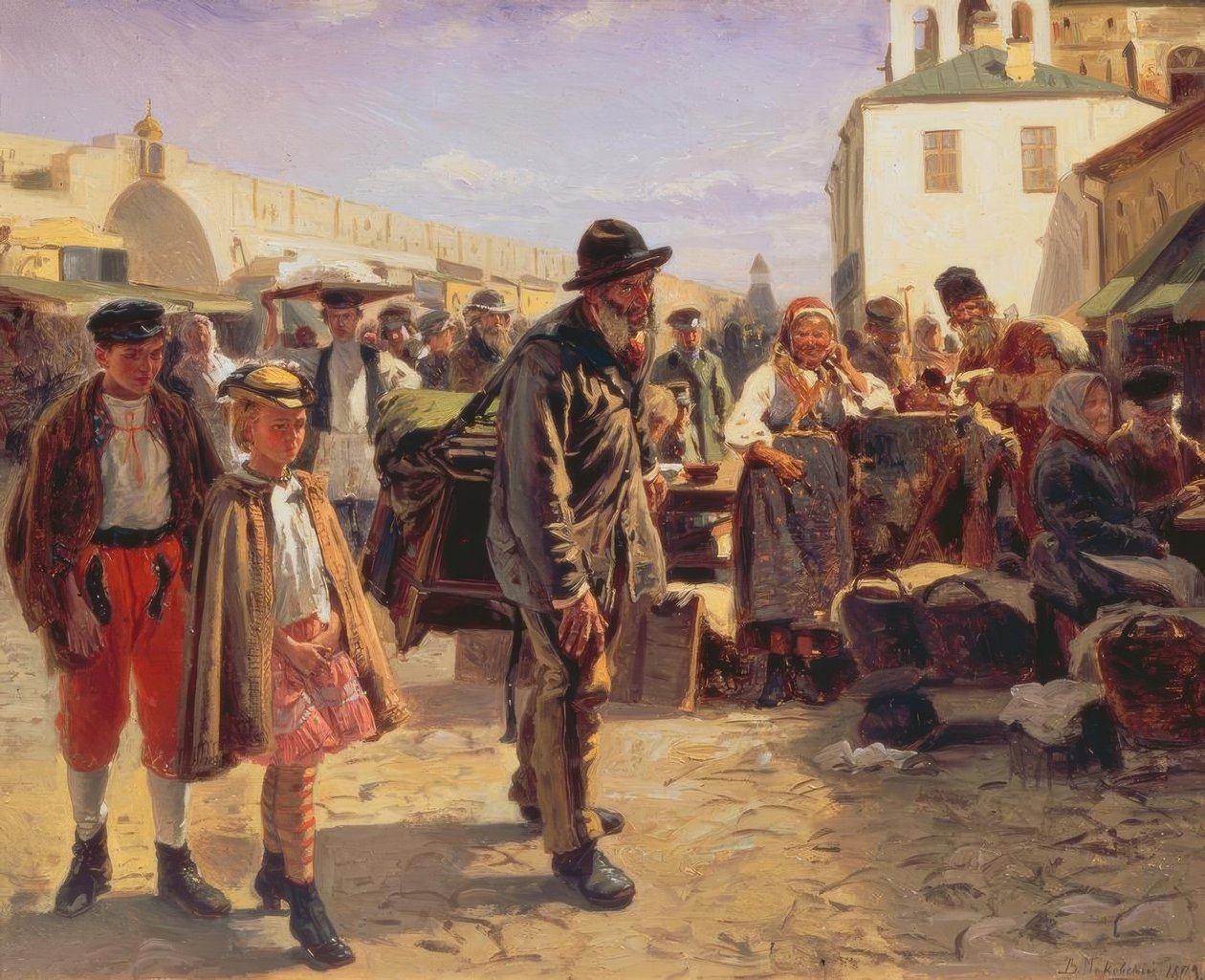 Organ öğütücü by Wladimir Jegorowitsch Makowski
