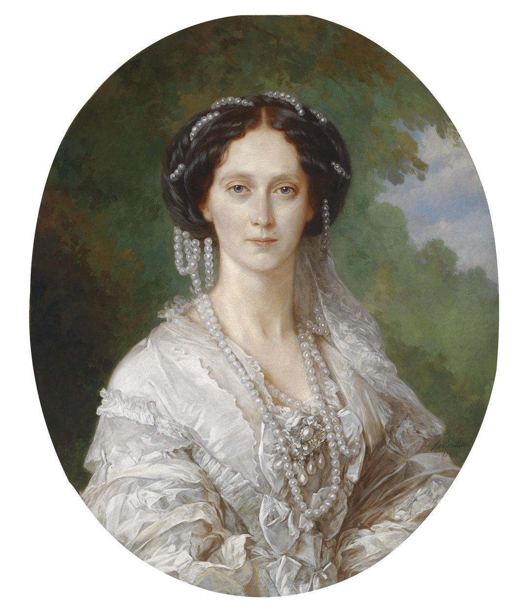 Bildnis Maria Aleksandrovna by workshop of Franz Xaver Winterhalter