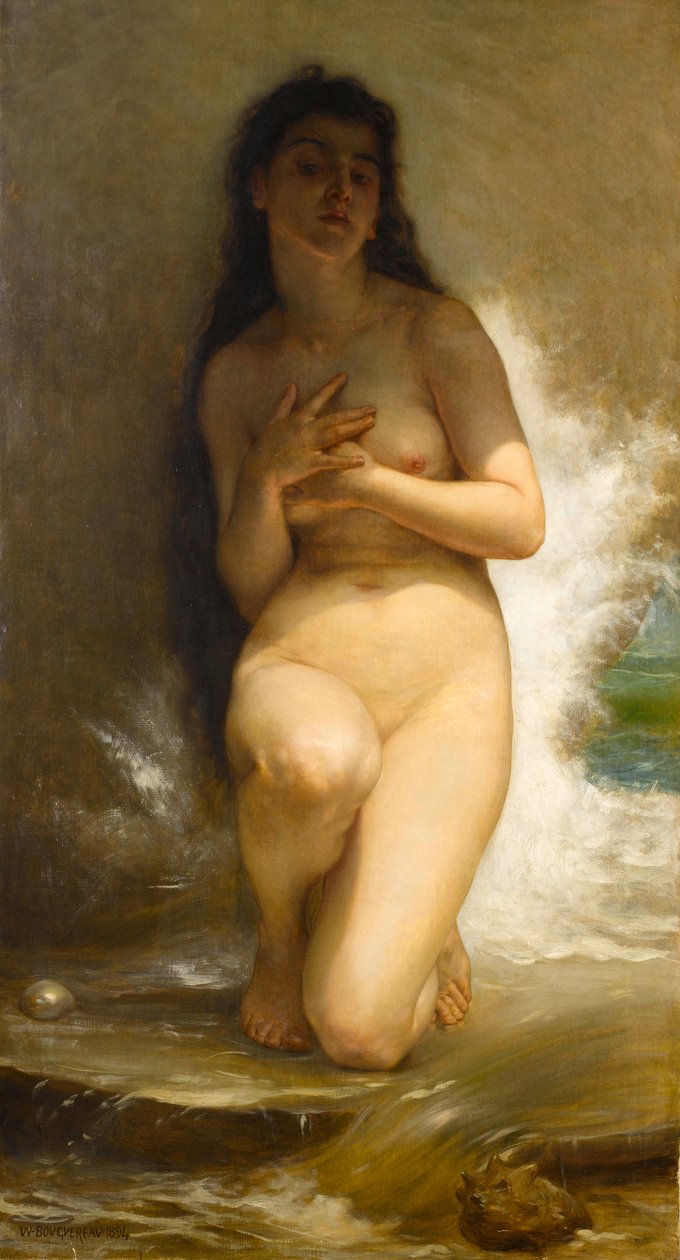 La Perle by Workshop of William Adolphe Bouguereau
