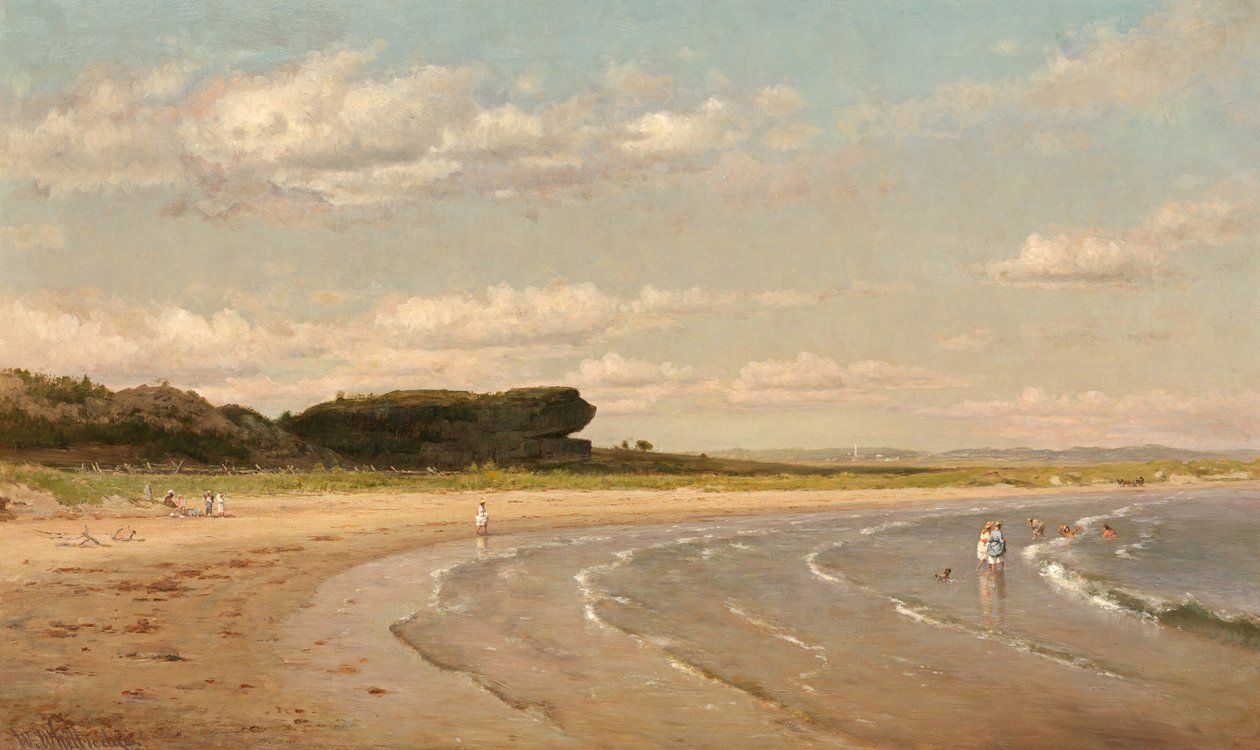 İkinci Sahil, Newport, c. 18781880. by Worthington Whittredge