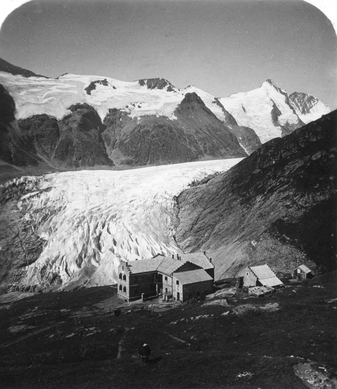 Glocknerhaus, Grossglockner, Avusturya, c1900