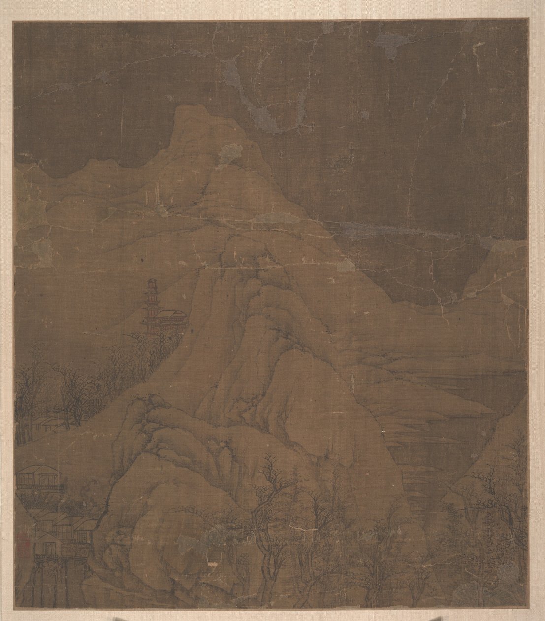 Karla Kaplı Dağlar, ca. 1000. by Xu Daoning