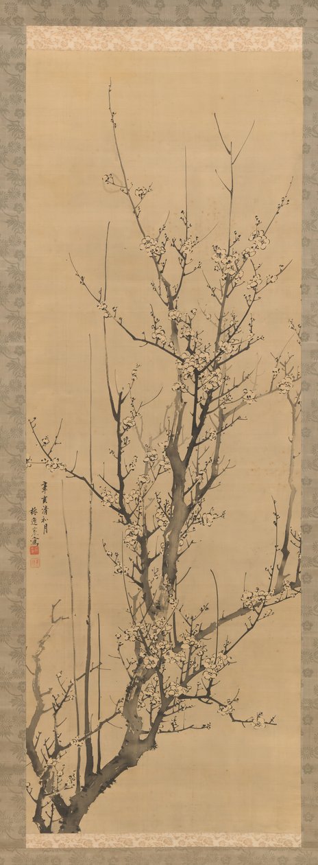 1851 tarihli Erik Çiçekleri. by Yamamoto Baiitsu