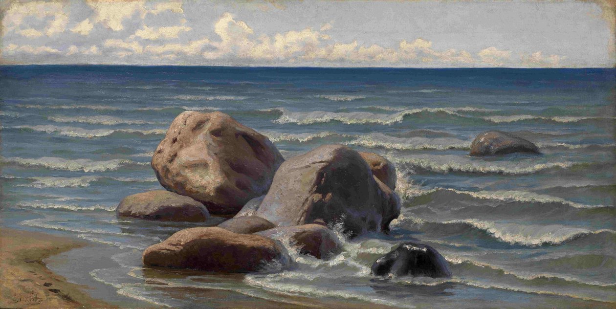 Deniz manzarası by Yefim Yefimovich Volkov