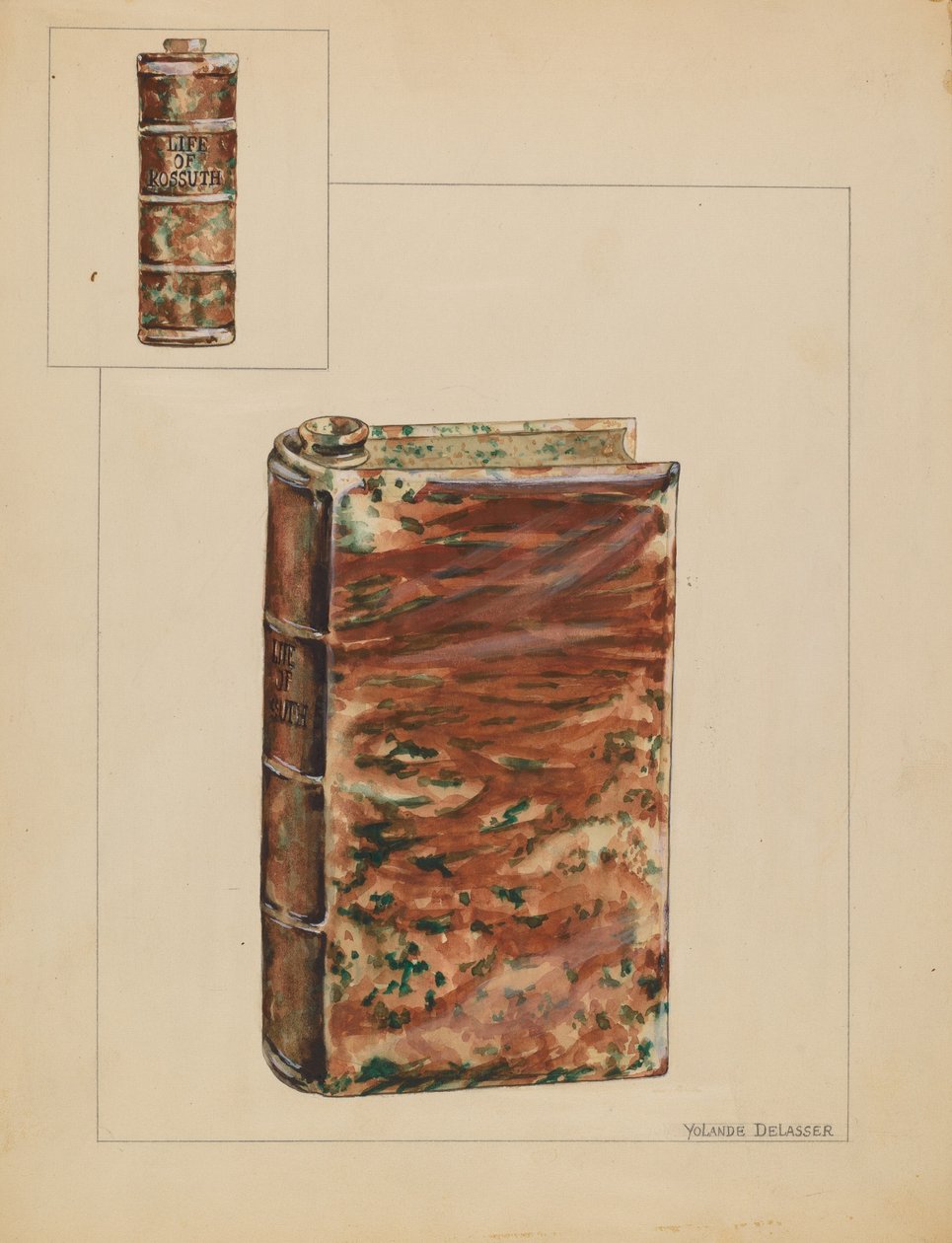 Kitap Şişesi, c. 1937. by Yolande Delasser