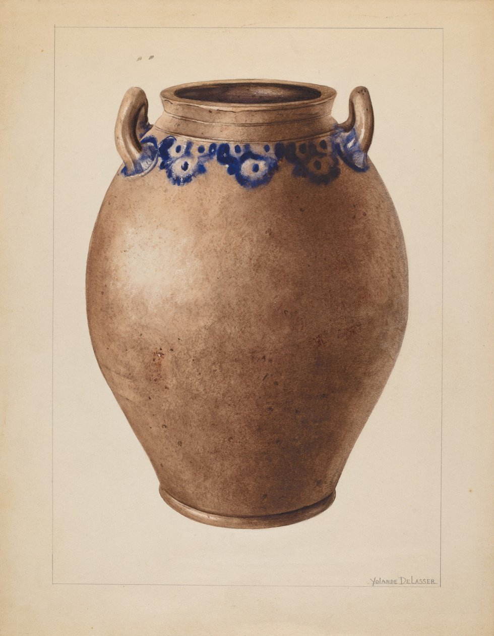 çömlek, c. 1937. by Yolande Delasser