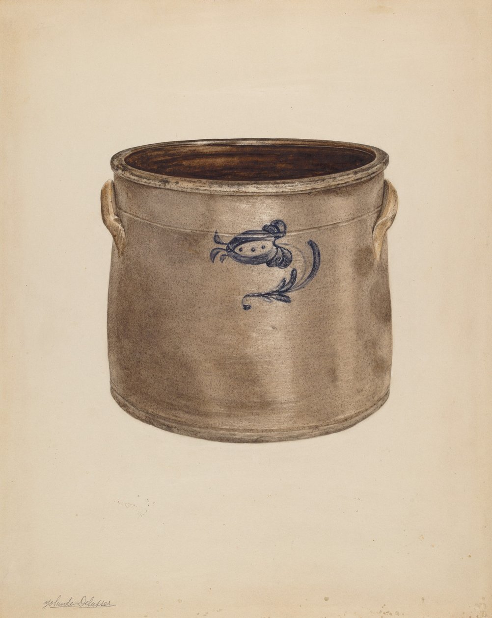 Crock, muhtemelen 19371938. by Yolande Delasser