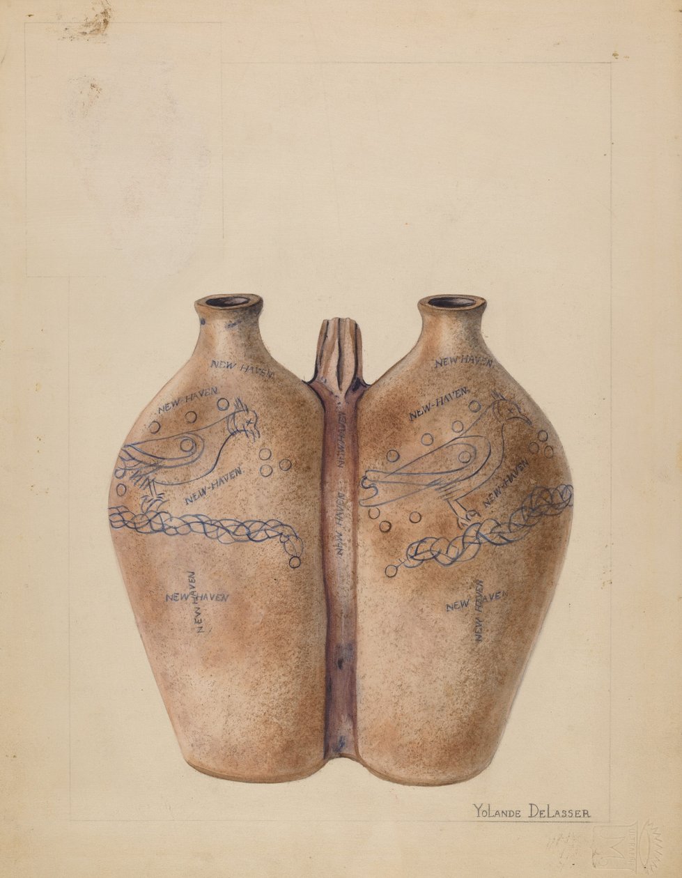 Gemel Şişe, c. 1936. by Yolande Delasser