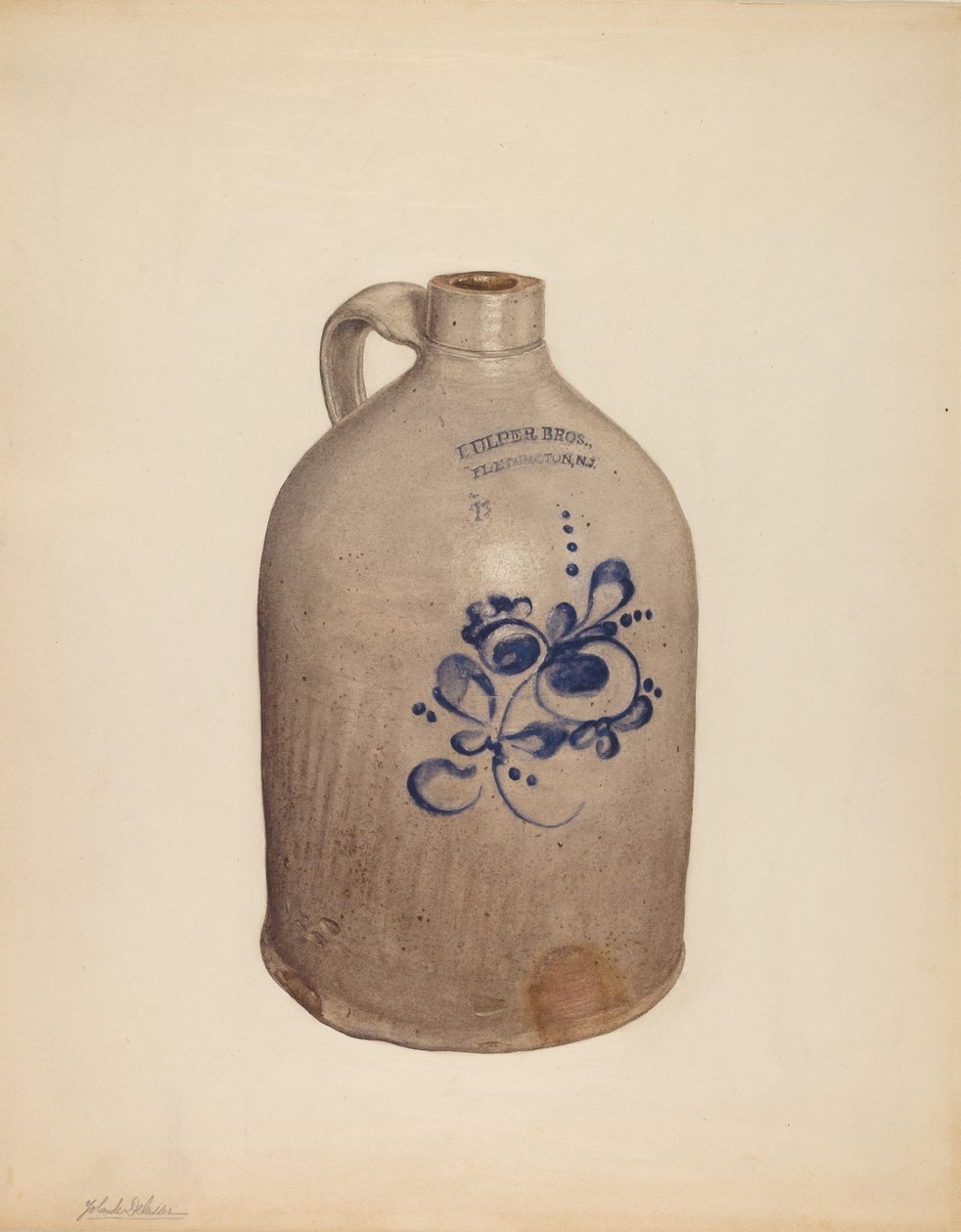 Sürahi, ç. 1938. by Yolande Delasser