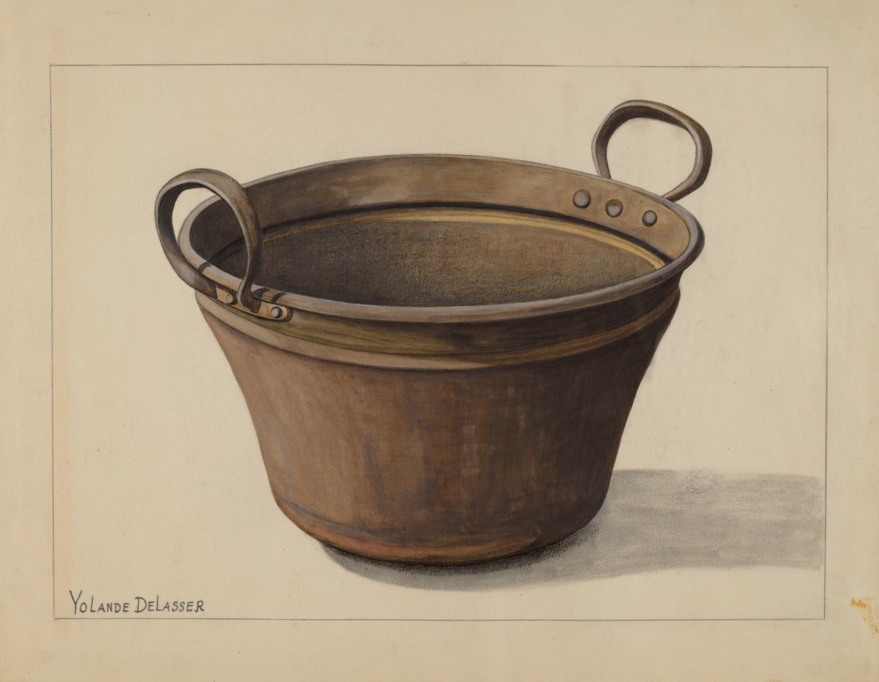 Su ısıtıcısı, ç. 1935. by Yolande Delasser