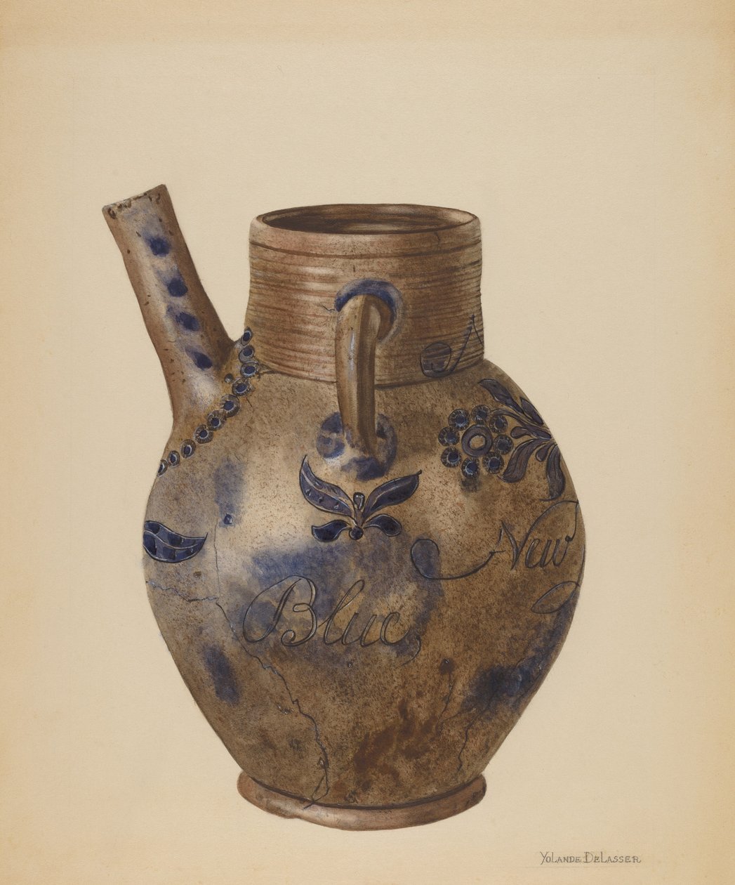 Su Sürahisi, c. 1936. by Yolande Delasser