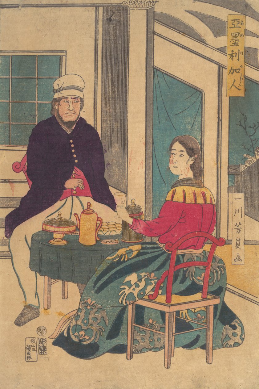 Amerikan, 1862. by Yoshikazu