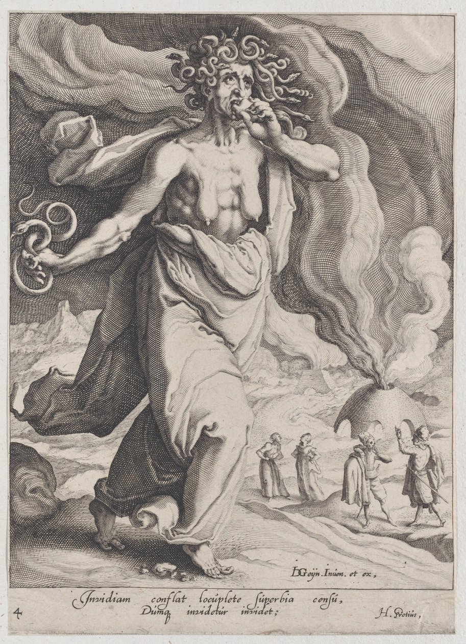 Kıskançlık, Erdemler ve Kötülüklerden, 1596-97., 1596-97. by Zacharias Dolendo