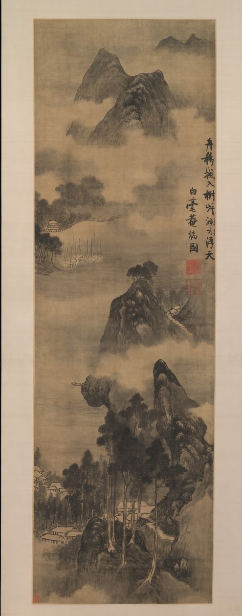 Nehir Kenarındaki Dağlar, 17. Yüzyılın Başları. by Zhang Ruitu