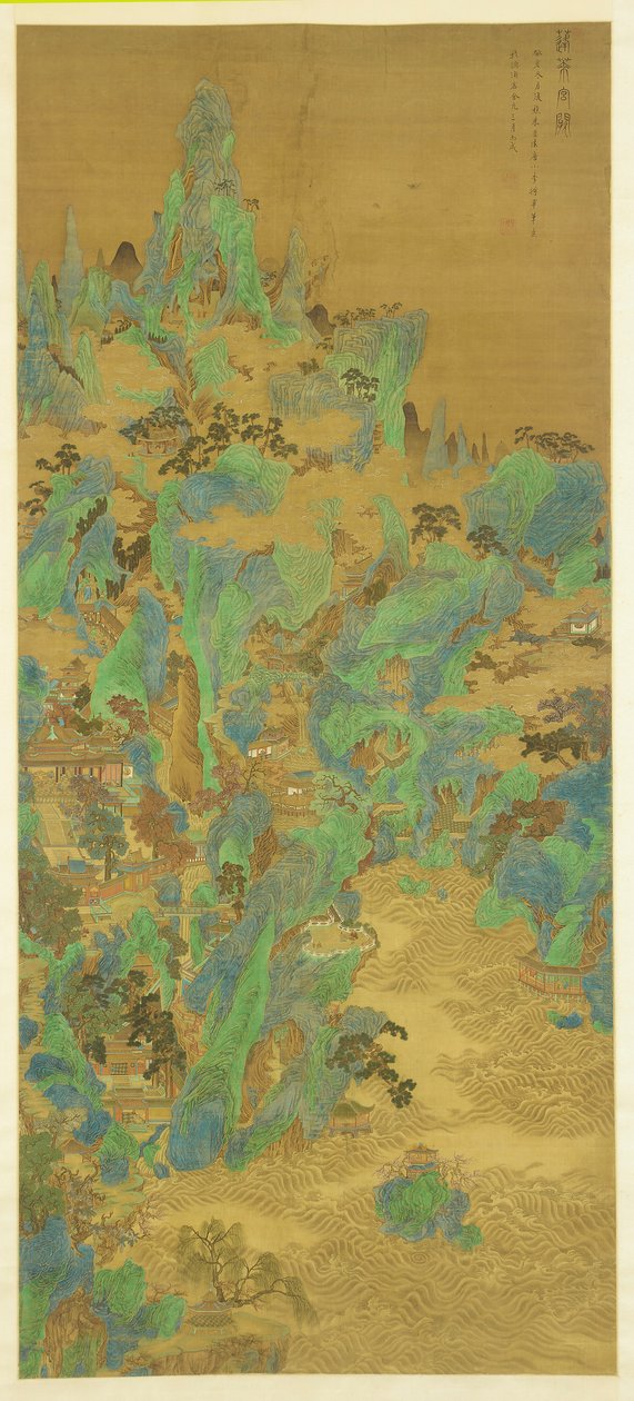 Penglai Sarayları ve Kapı Kuleleri by Zhu Dan