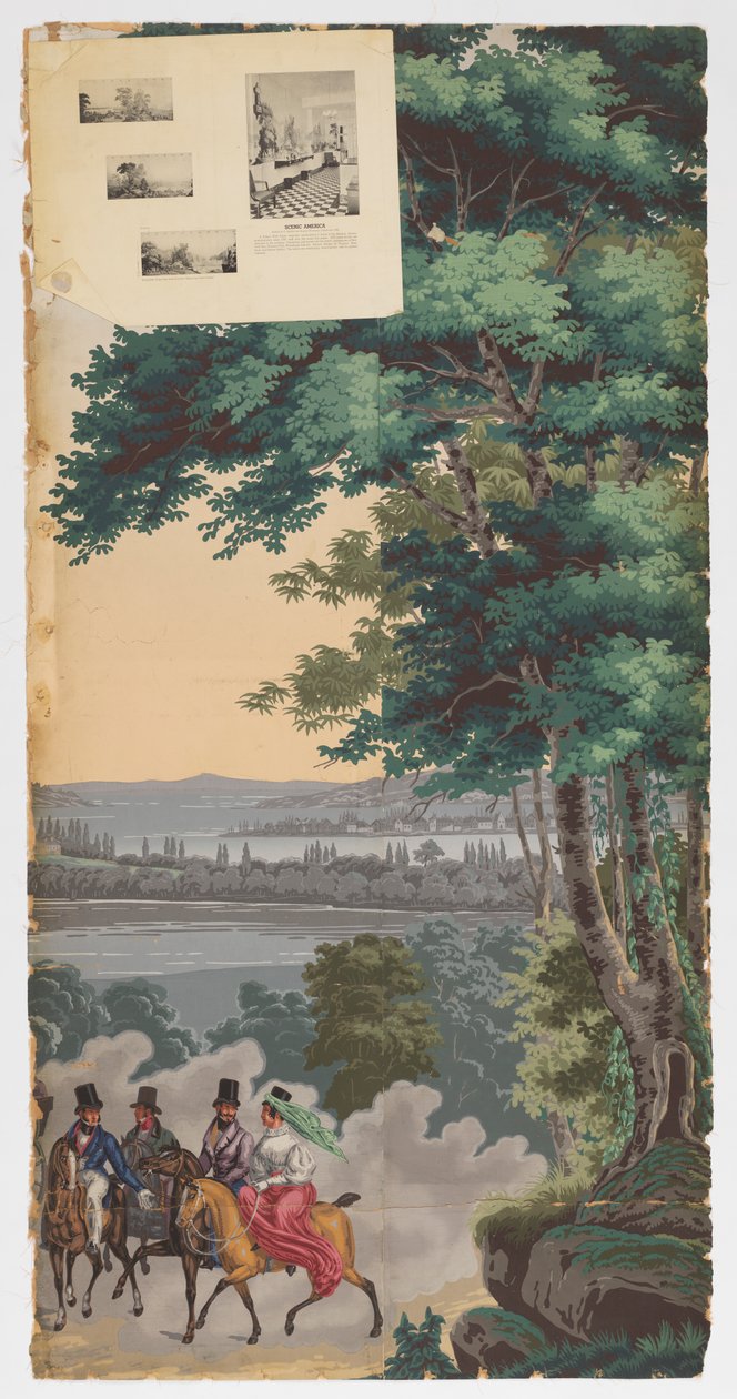 Manzaralı Amerika by Zuber and Cie, Rixheim, Alsace