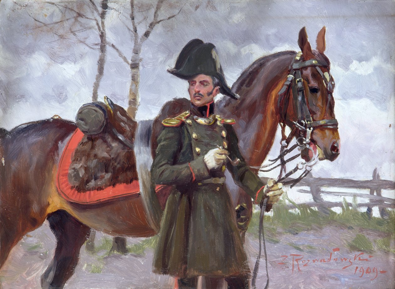 Atlı Napolyon Asker by Zygmunt Rozwadowski