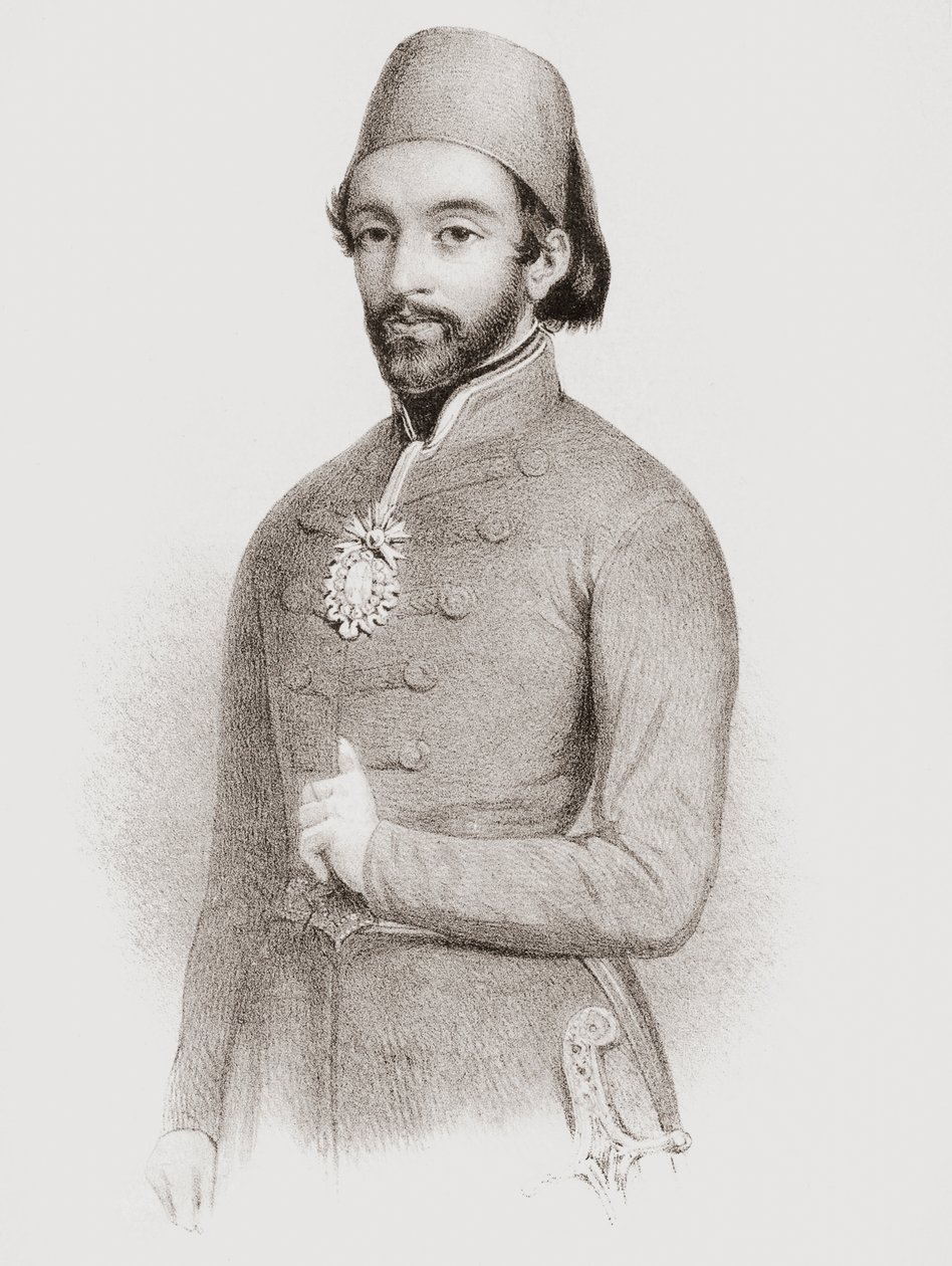 Abdülmecid, 31. Osmanlı padişahı. Vesika. by . .
