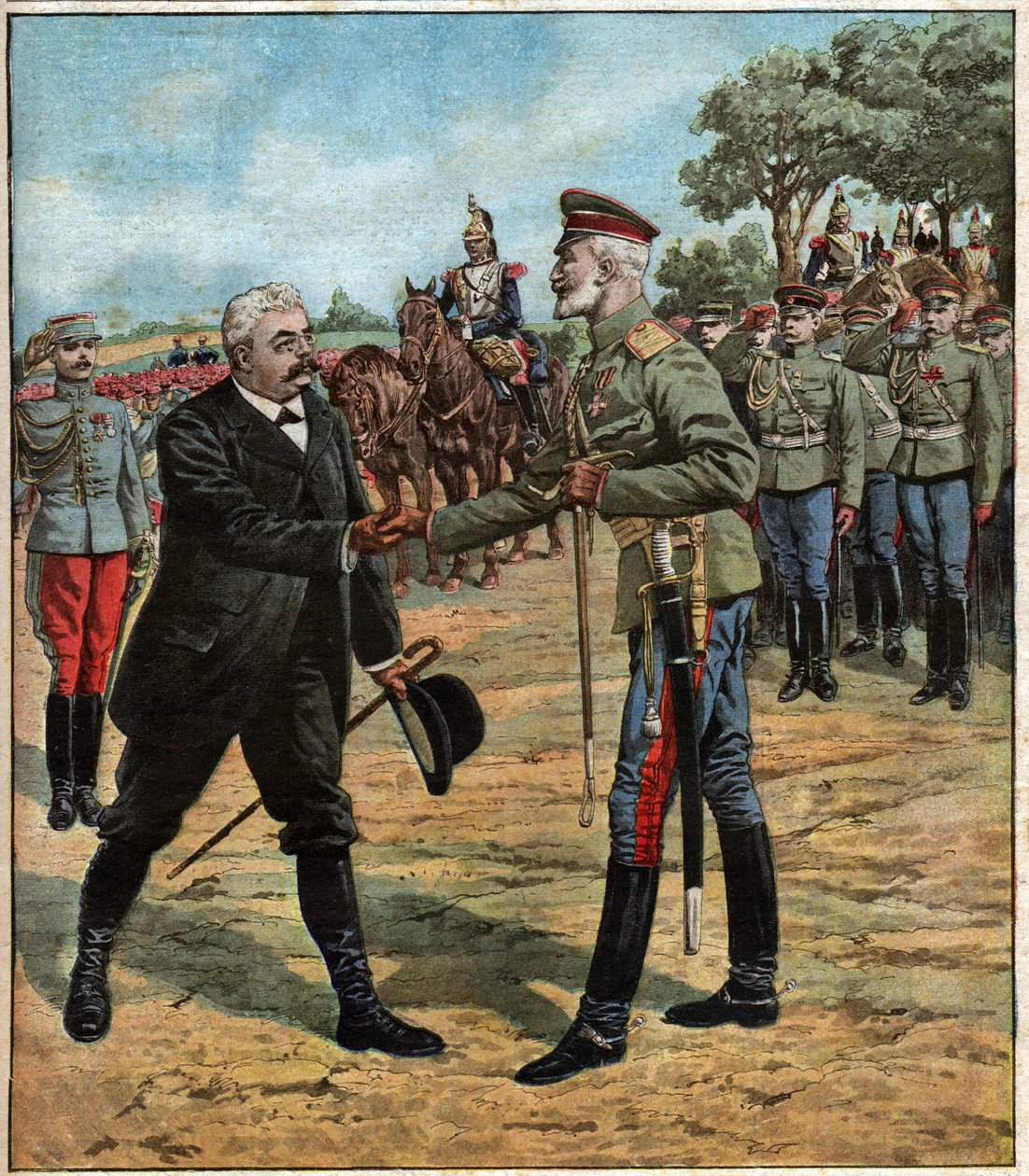 Fransız-Rus ittifakı. Fransız rus ittifakı. by Ferdinand Georg Waldmuller