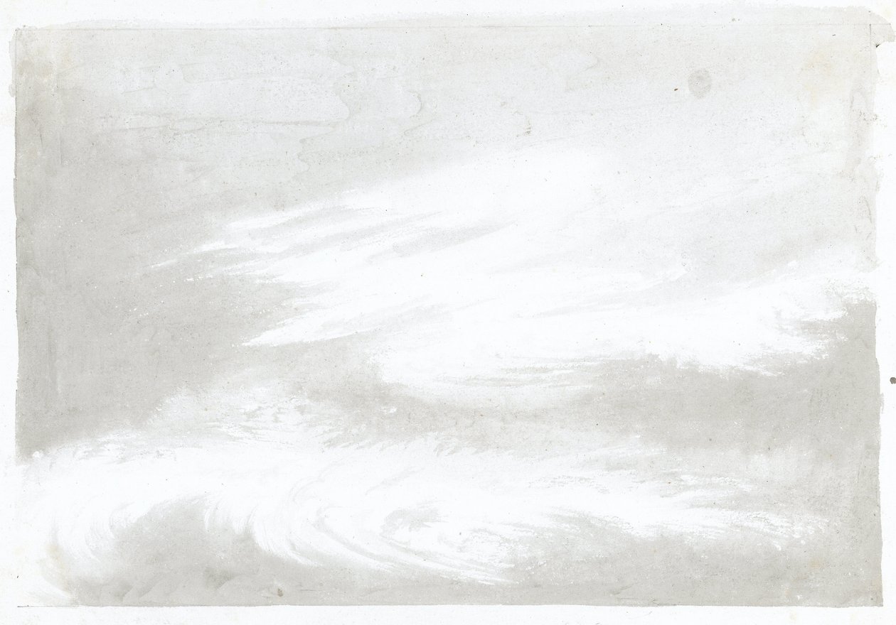 Luke Howard tarafından bulut çalışması, c 1808-1811 by Frederick (attr. to) Barnard