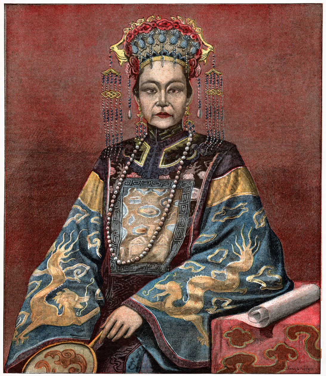 İmparatoriçe Dowager Cixi by . .