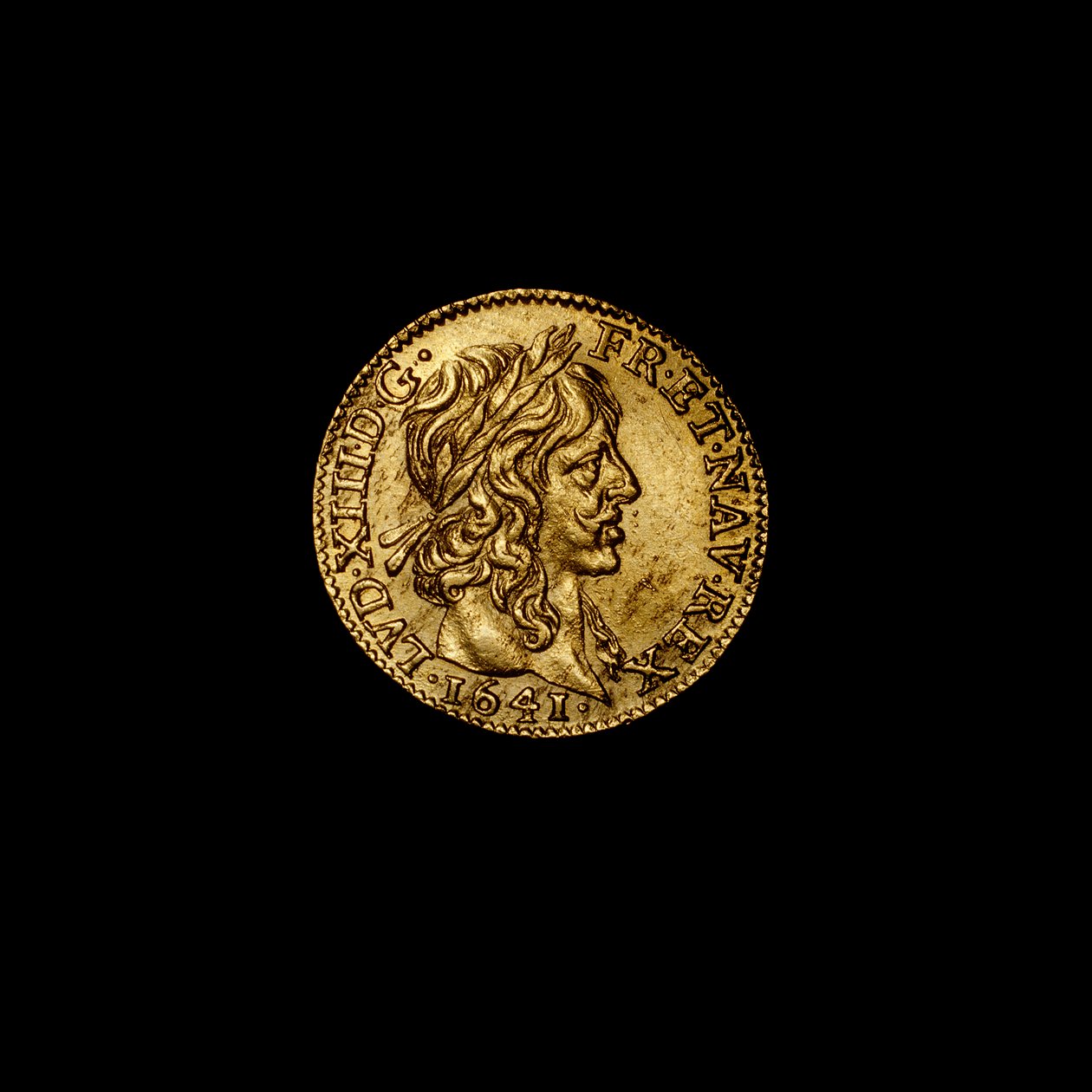 Louis XIII tasvir eden Fransız Sikkesi by Hippolyte Lalaise Devéria