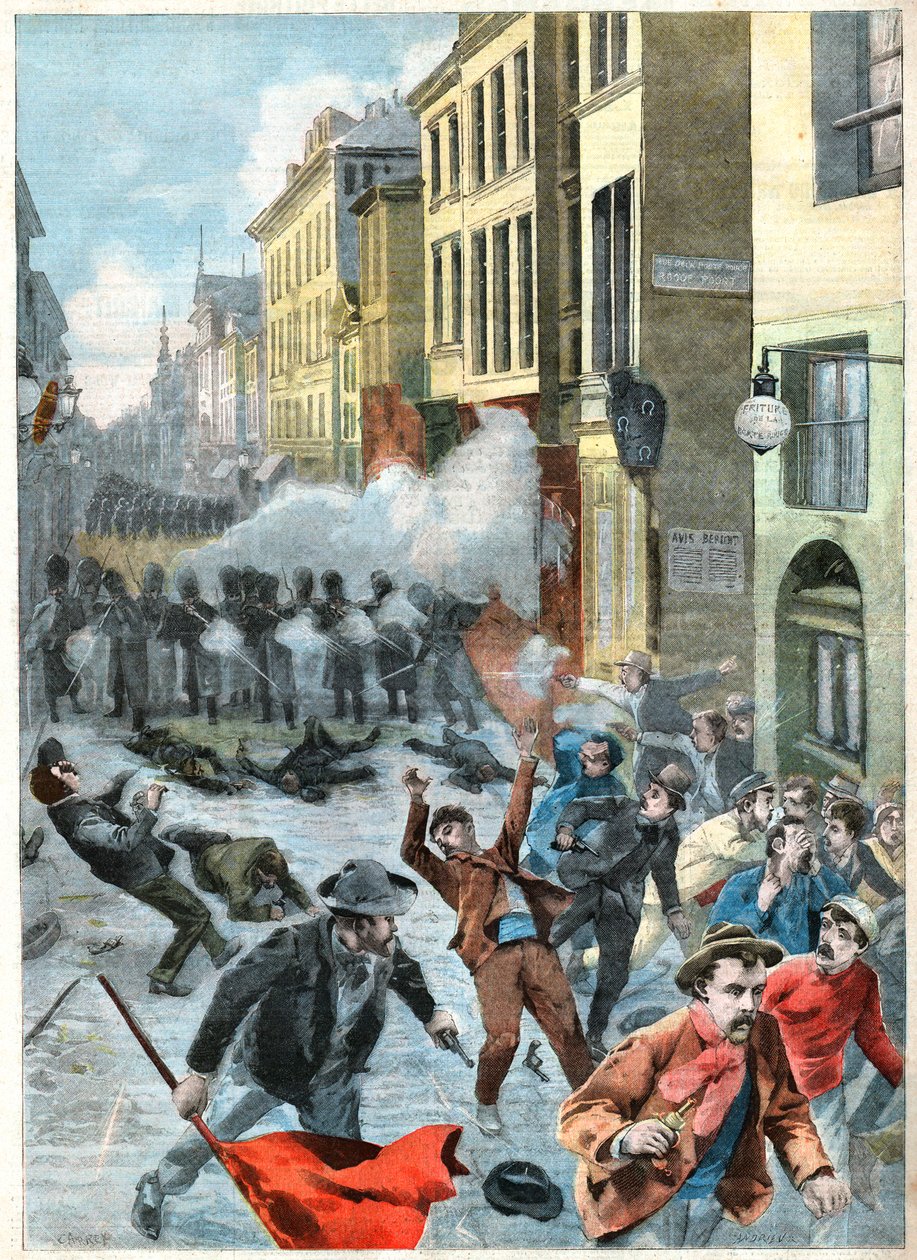 Fusillade ve Bruxelles. Brüksel
