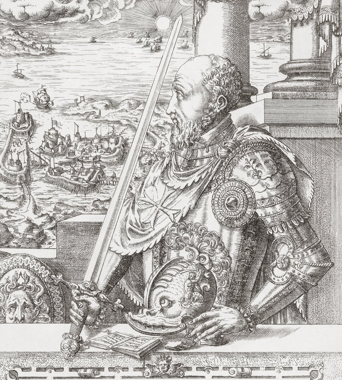 Jean Parisot de la Valette, portre. by . .