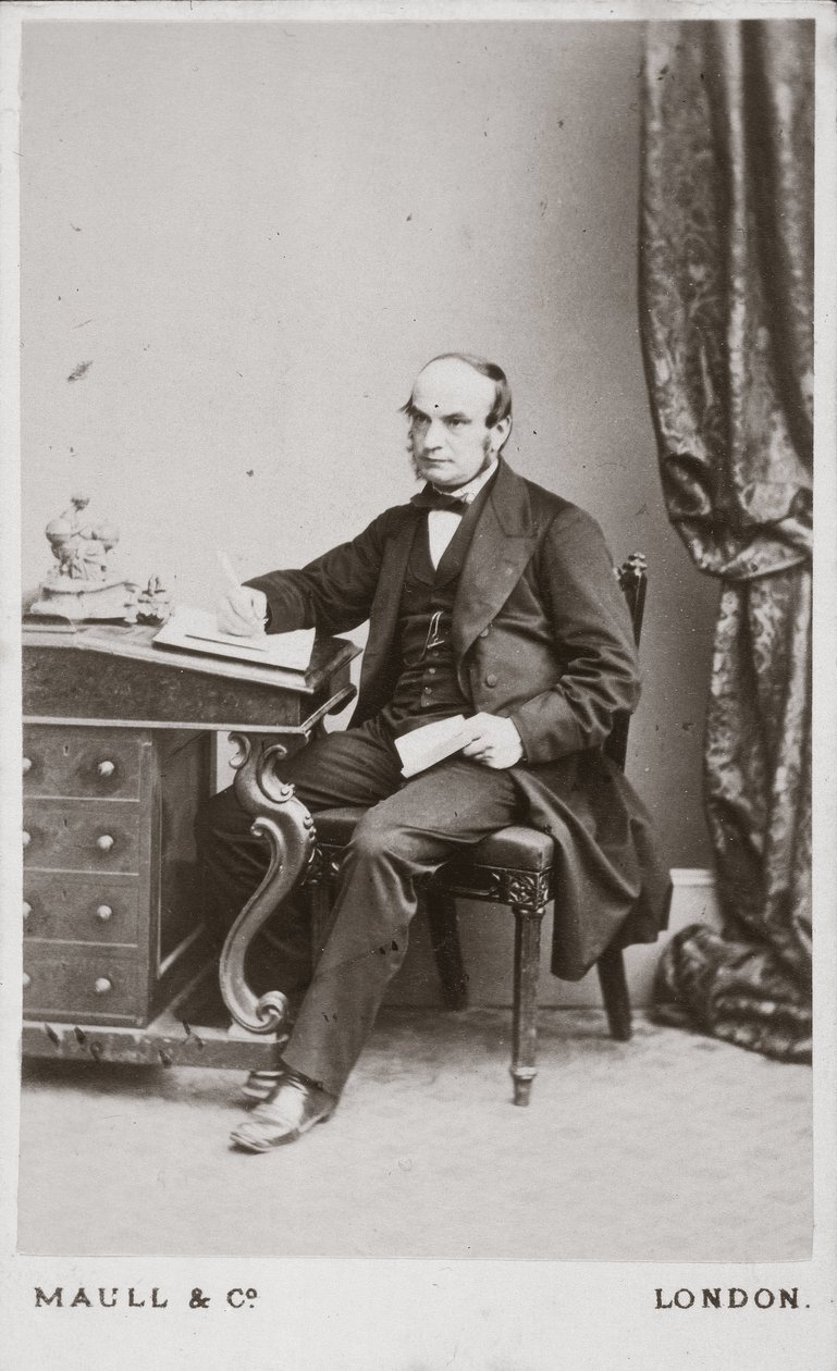 John Couch Adams, İngiliz astronom by Frederick (attr. to) Barnard