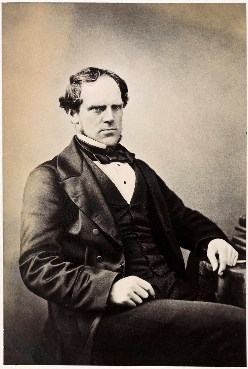 John Ramsbottom, İngiliz demiryolu mühendisi, c 1850 by Frederick (attr. to) Barnard