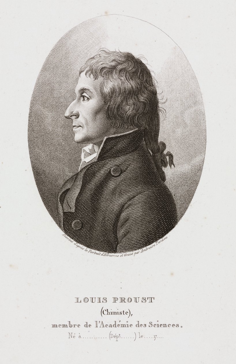 Joseph Louis Proust, Fransız kimyager, 1795 dolayları by Frederick (attr. to) Barnard