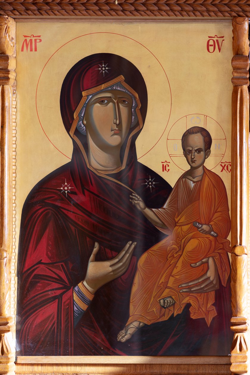 Manastır (Pangarati manastirea). Eski kilise. İç mekan. by . .