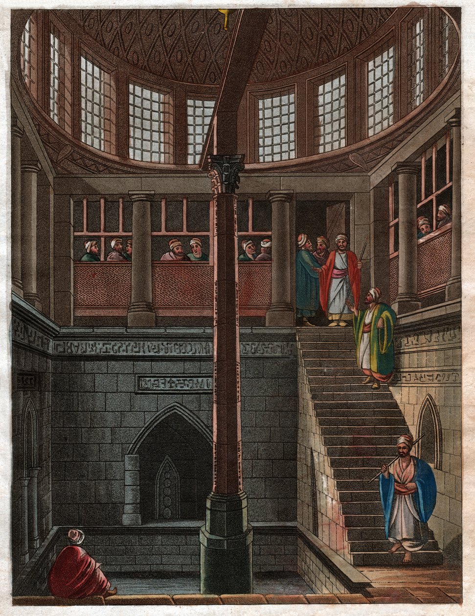Kahire Nilometresi. 1811 dolaylarında (gravür) by . .