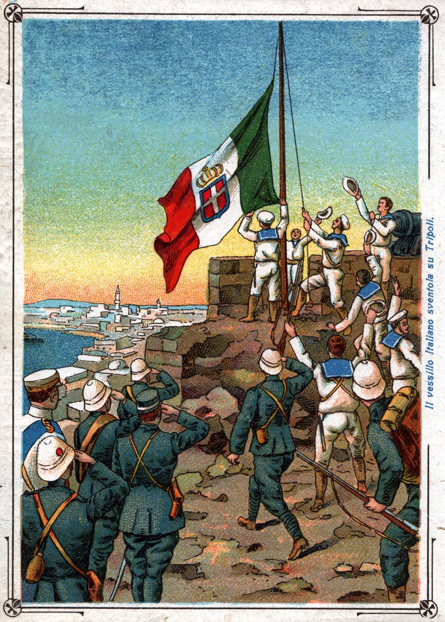 İşgal de Trablus. Trablus işgali. by Ferdinand Georg Waldmuller
