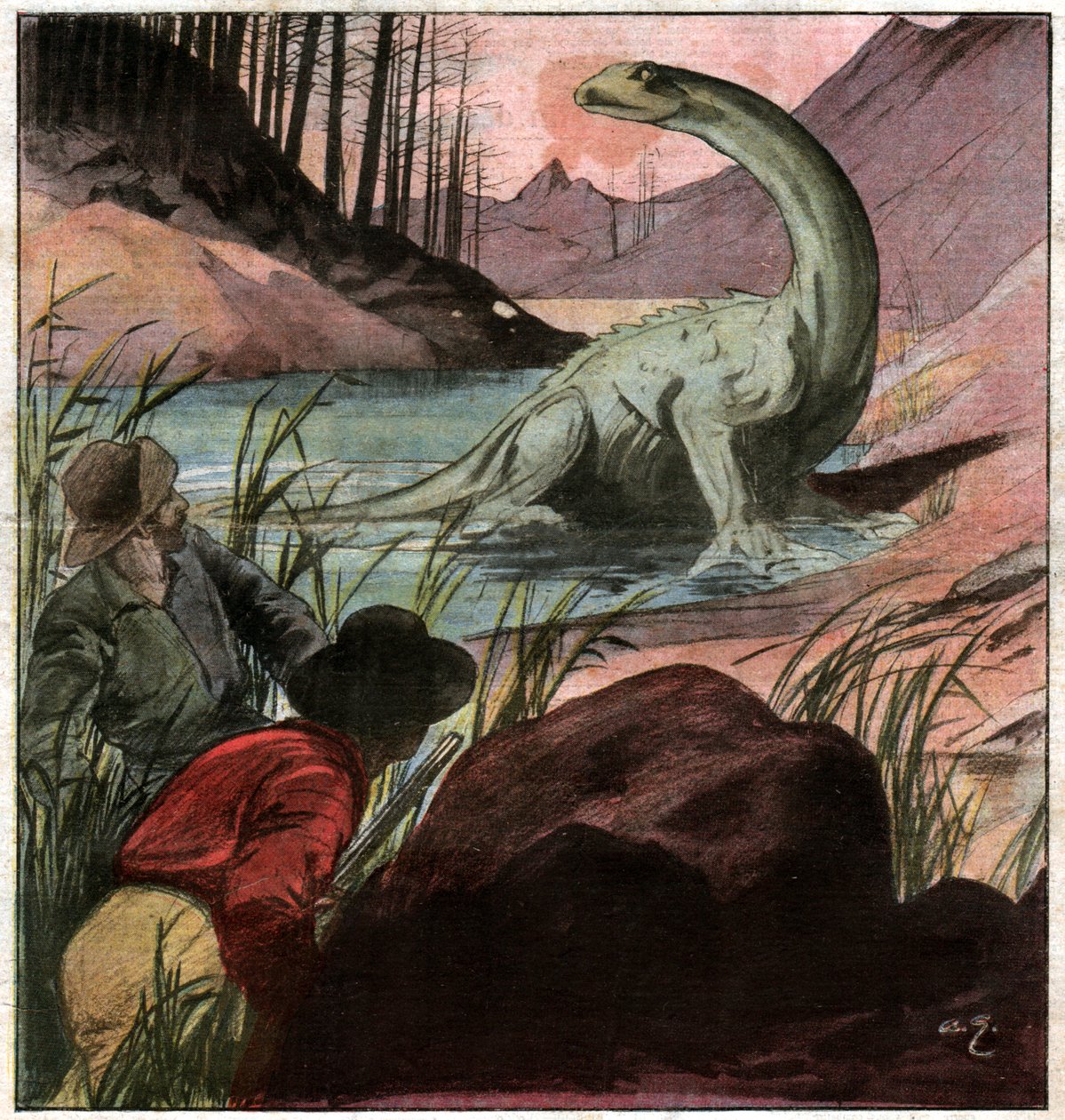 Plesiosaure. plesiosaur by John Pardon