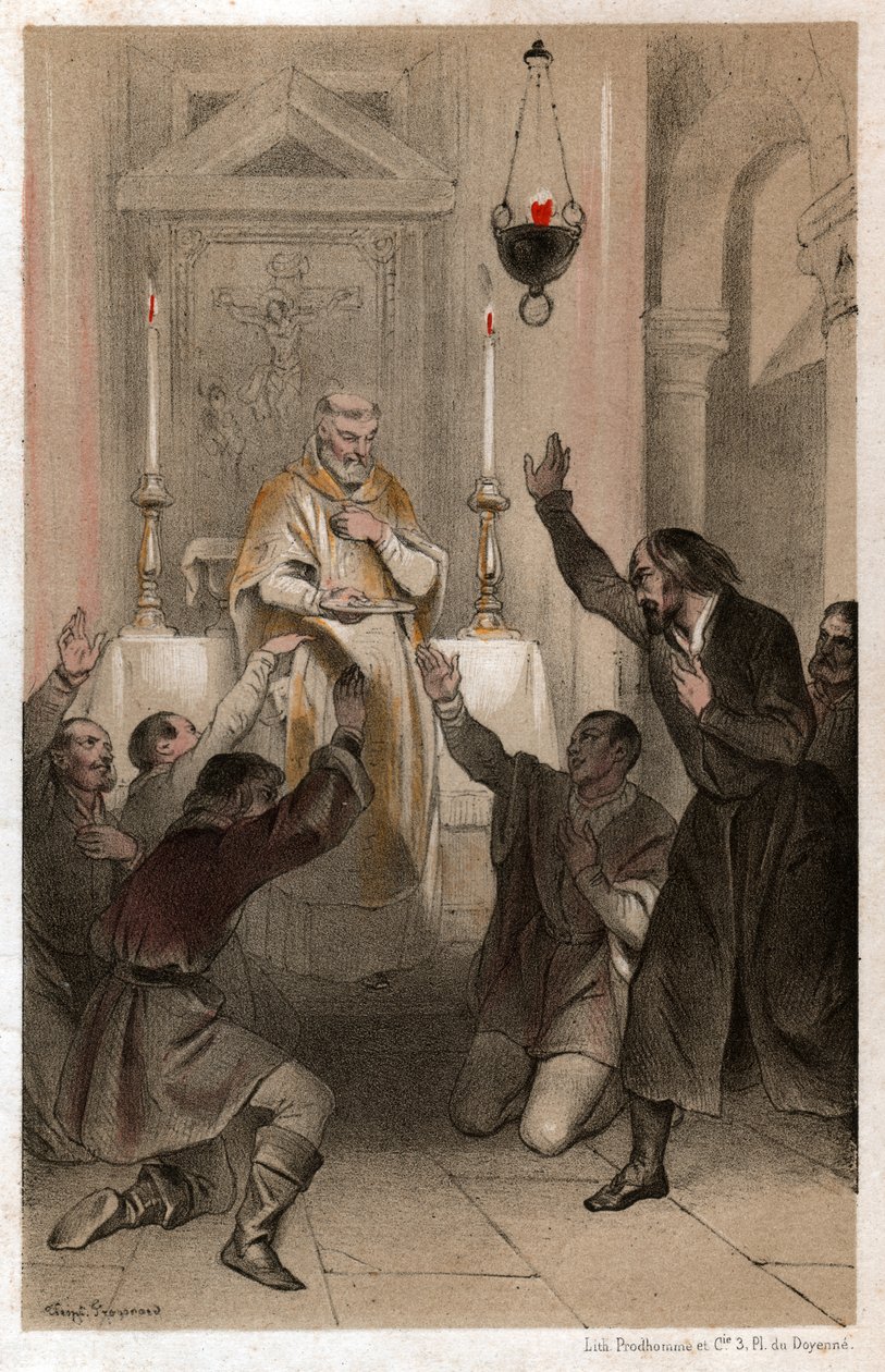 Loyolalı Aziz Ignatius, 1820 dolaylarında (litografi) by . .