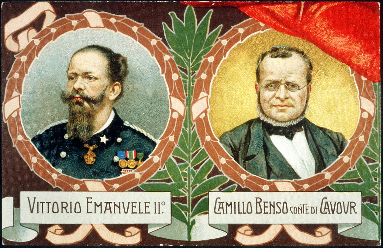 VITTORIO EMANUELE II VE CAVOUR 1911 by . .