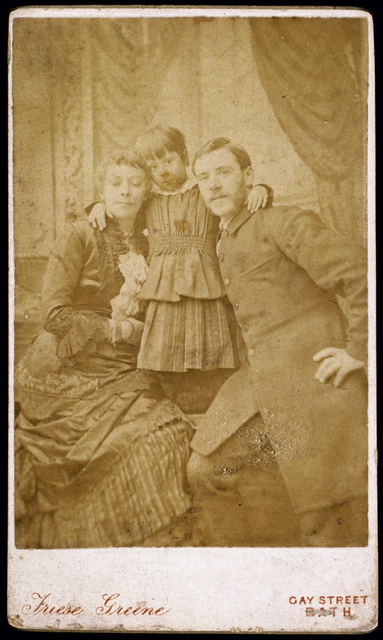 William Friese-Greene, görüntü yönetmeni ve aile, 1880 dolayları by Henry Charles Fehr