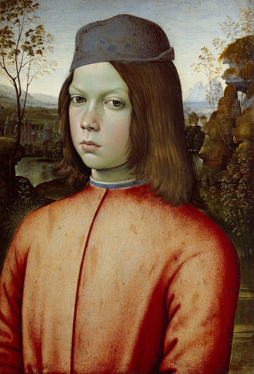 Bir çocuğun portresi by Pinturicchio