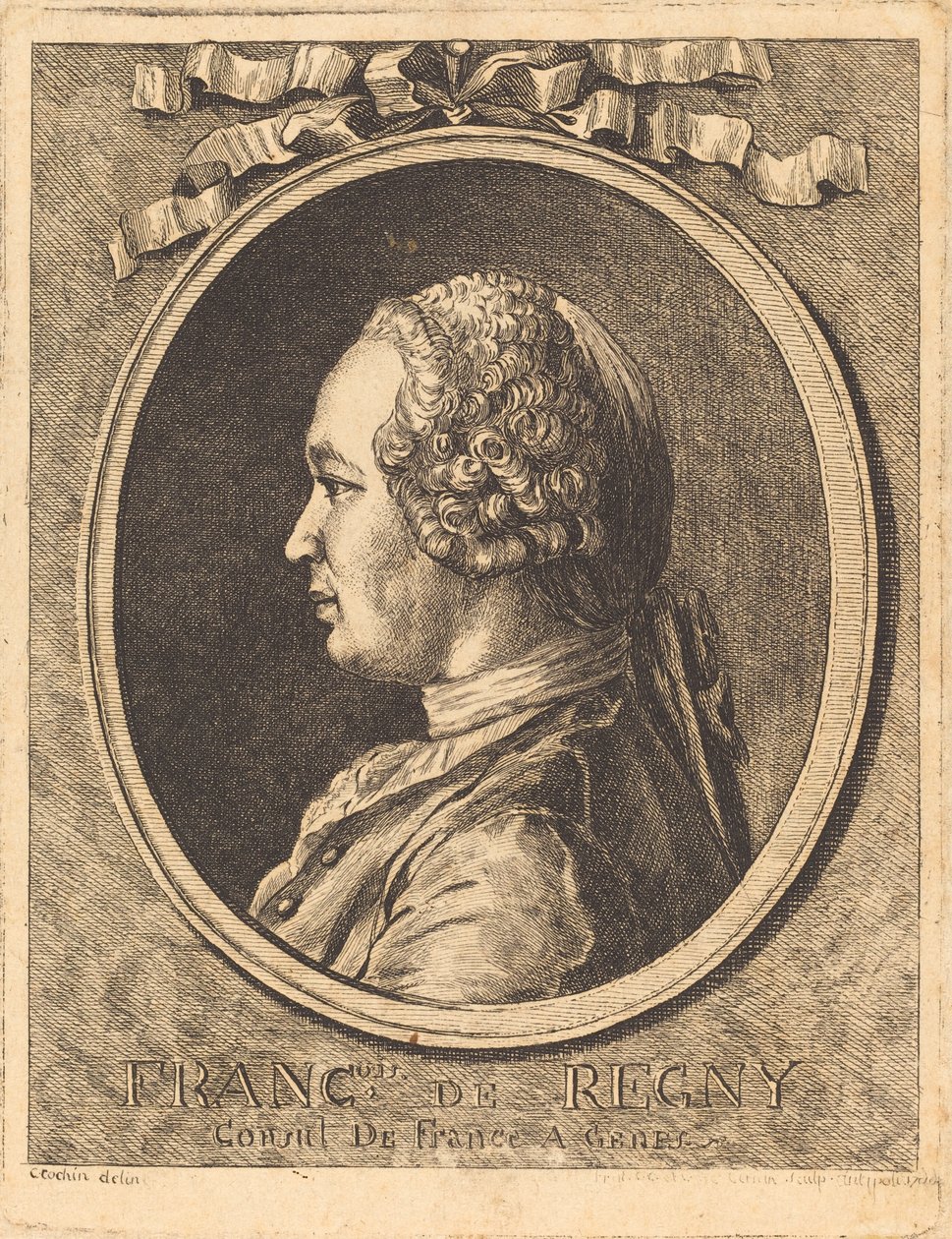 François de Regny by after Charles Nicolas Cochin II