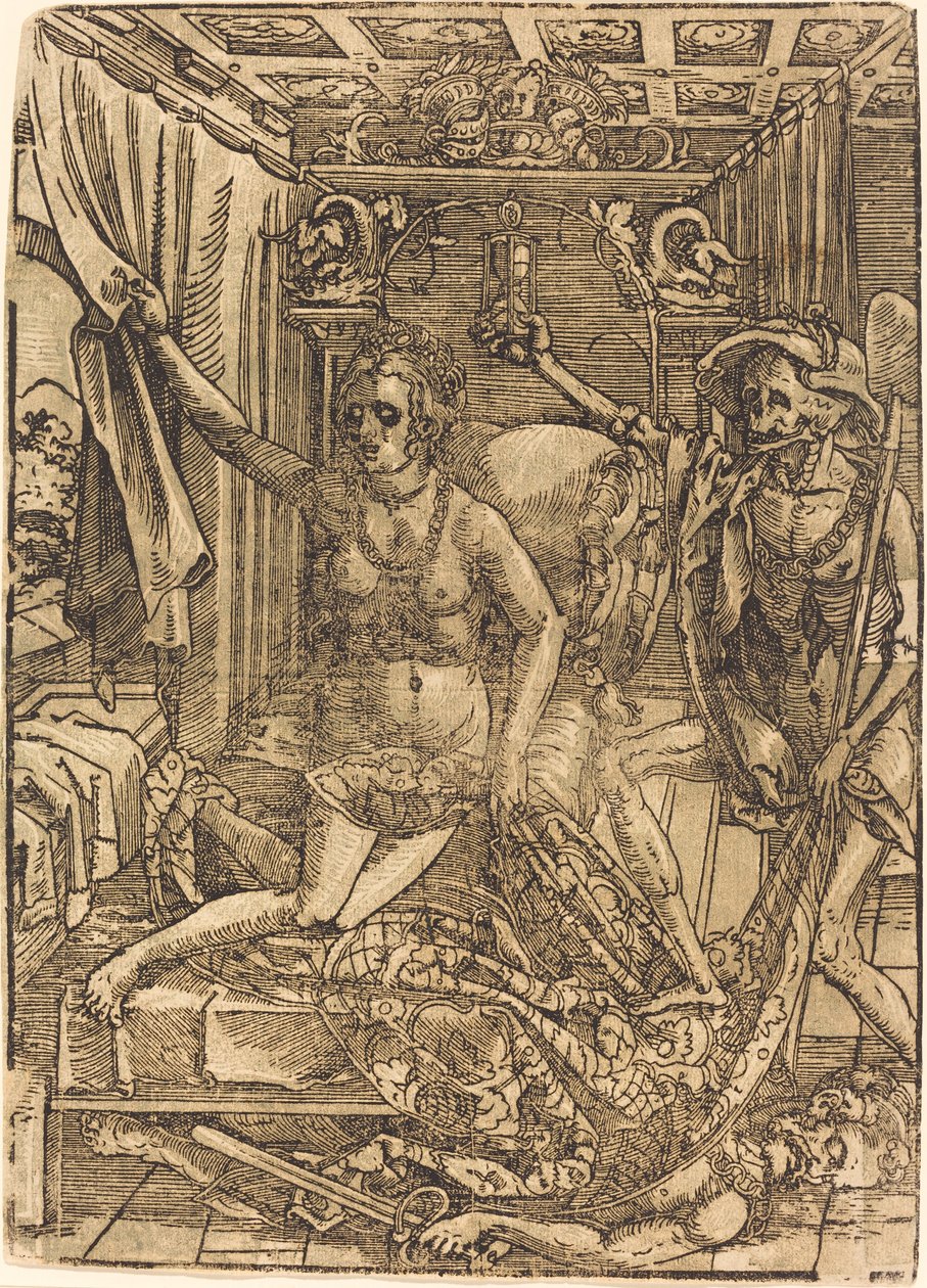 ölüm ve fahişe by after Hans Sebald Beham