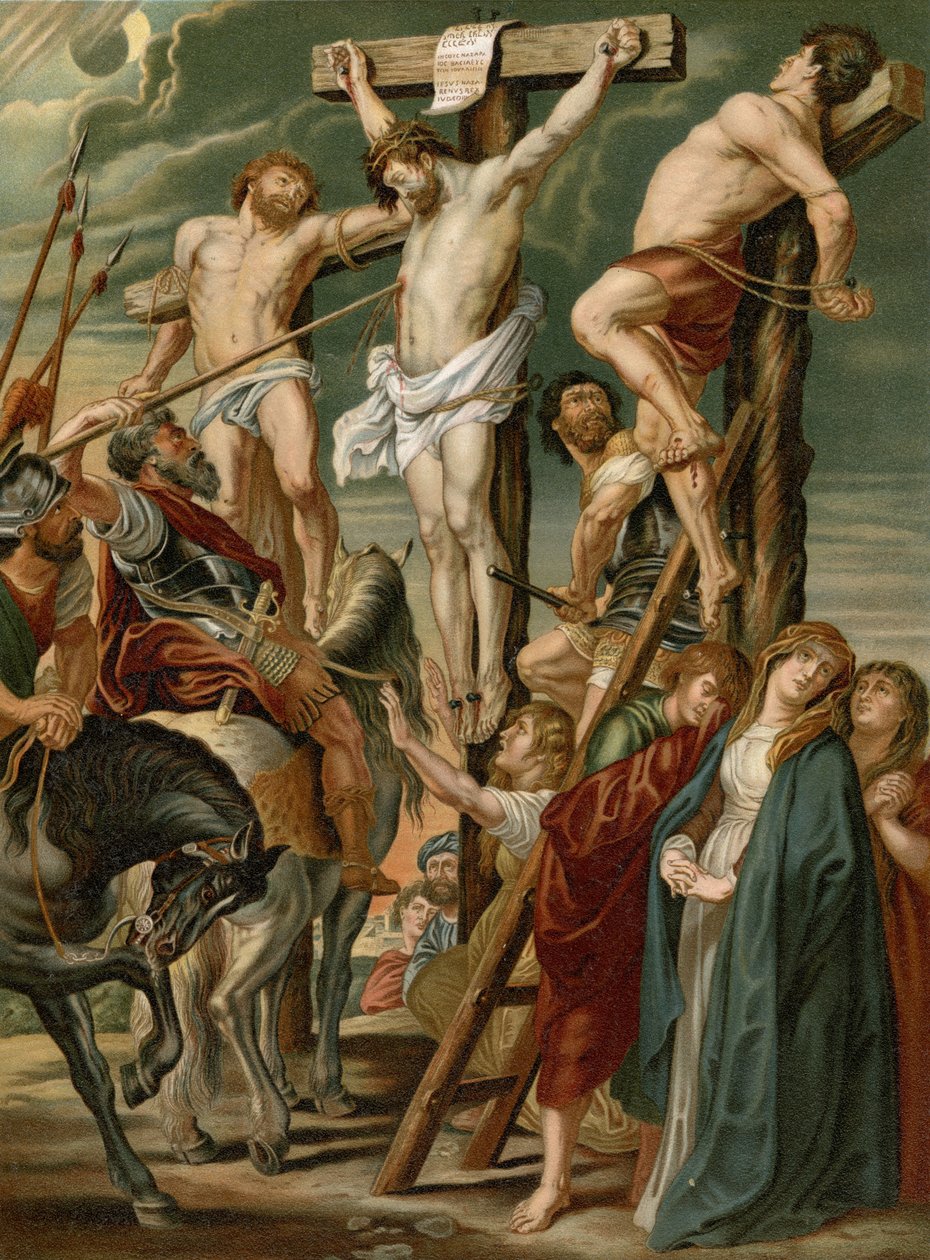Mızrak İtişi by after Peter Paul Rubens