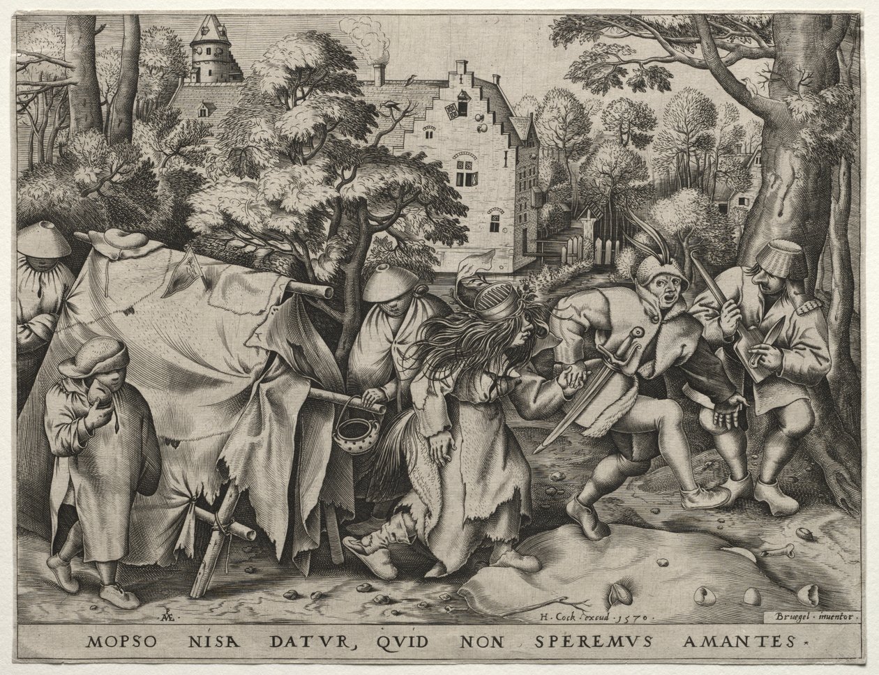 Mopsus ve Nisa'nın Düğünü by after Pieter Bruegel