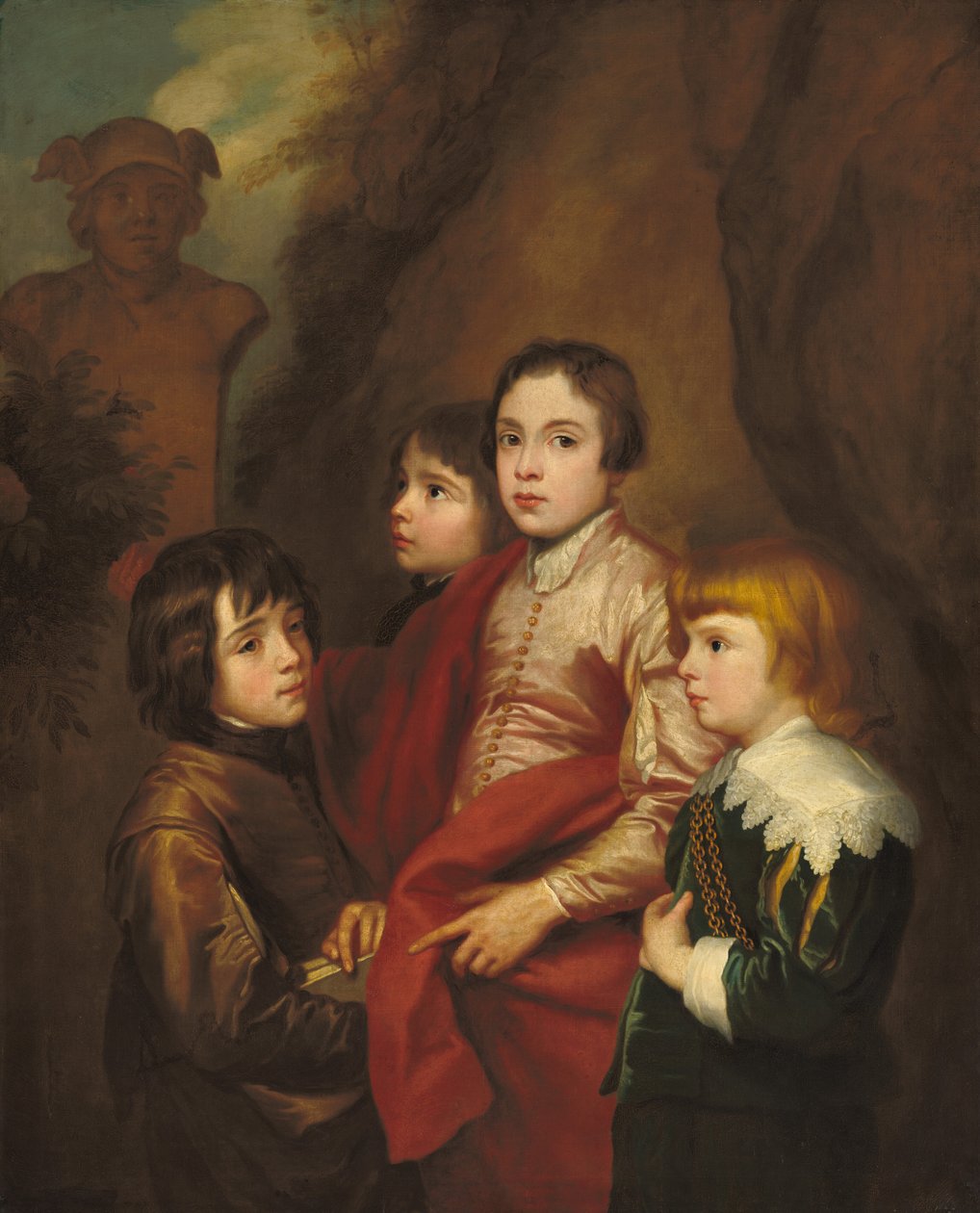 Dört Erkek Grubu by after Sir Anthony van Dyck