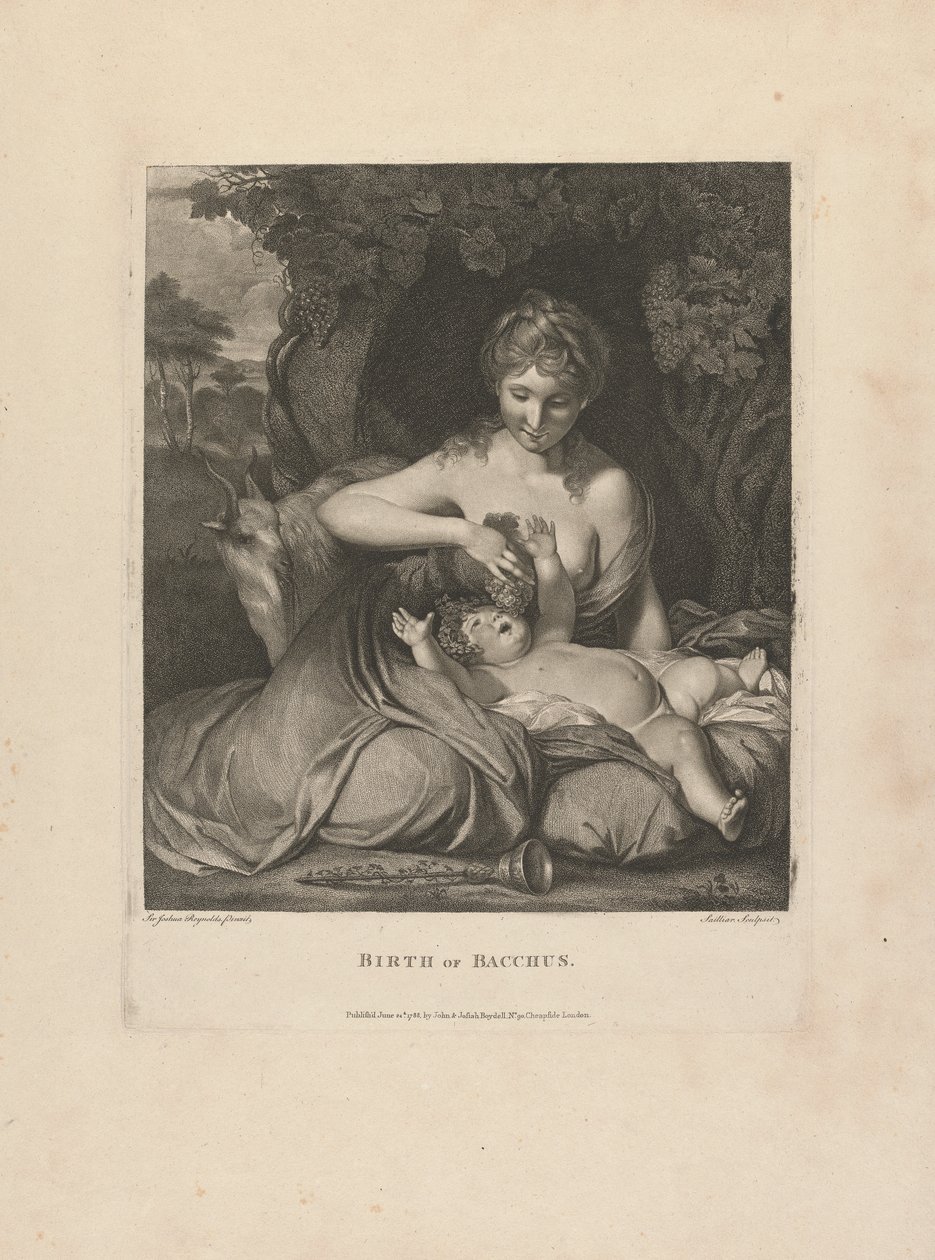 Bacchus'un Doğuşu by after Sir Joshua Reynolds