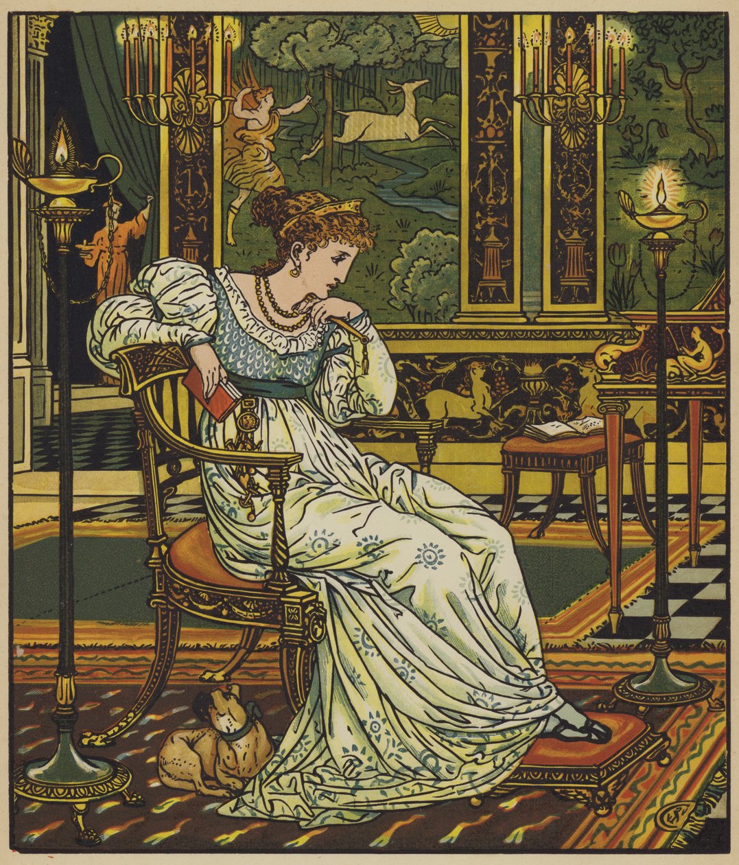 Arzu onun sarayında by after Walter Crane